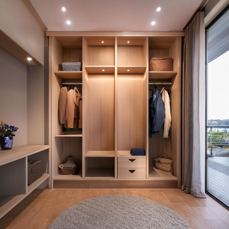 Platsbyggd garderob & möbelsnickeri