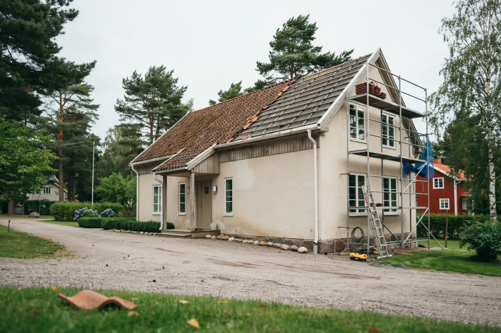 byta yttertak eller renovera s v ljer du r tt l sning f r villa och fritidshus